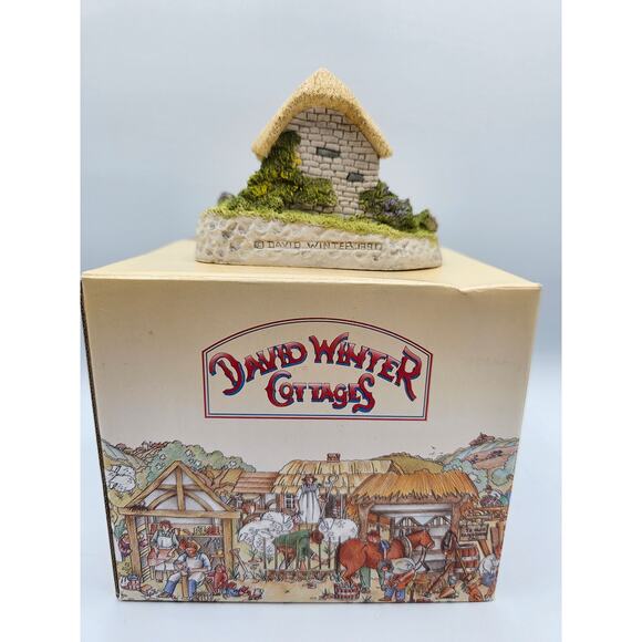Vintage David Winter Cottages Irish Water Mill 1991 In Box - Picture 3 of 4